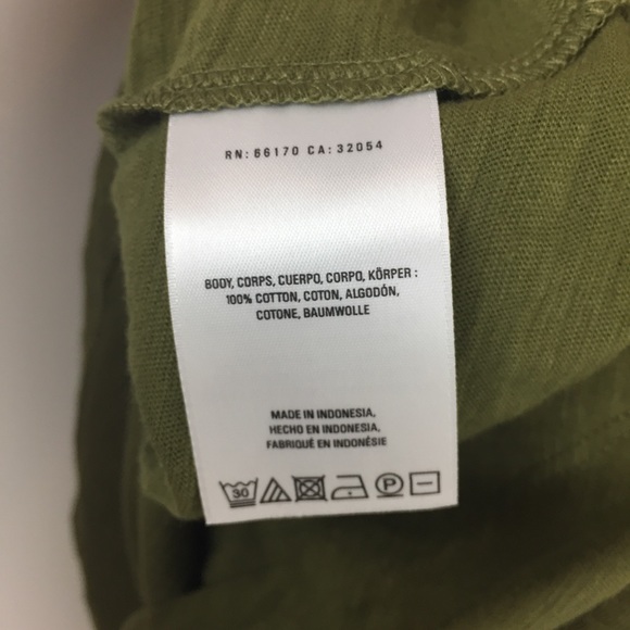 NWT Maeve Anthropologie Cold Shoulder Olive Green - Picture 5 of 7